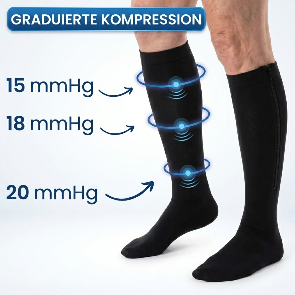 Kompressionsstrümpfe mit Reißverschluss - Orthonex
