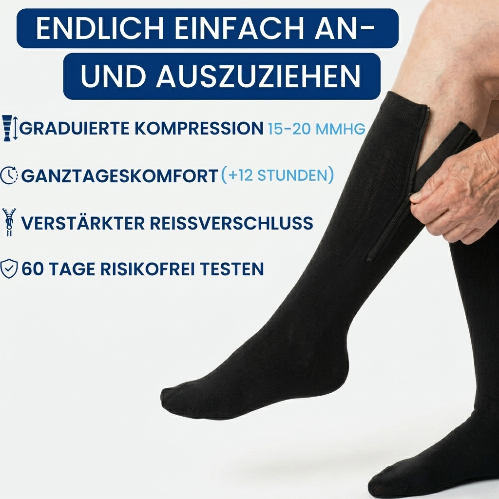Kompressionsstrümpfe mit Reißverschluss - Orthonex