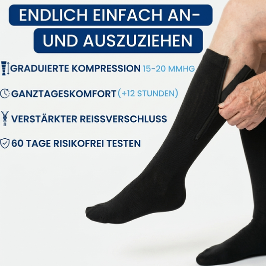 Kompressionsstrümpfe mit Reißverschluss - Orthonex